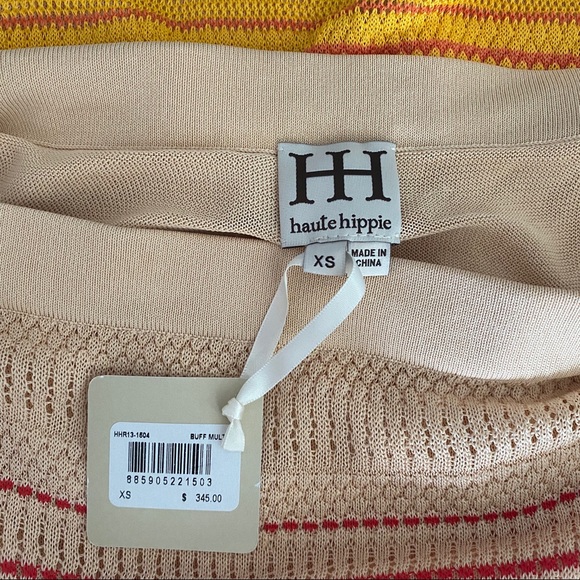 Haute Hippie Rainbow Long Maxi Skirt NWT Sz XS - Picture 11 of 11